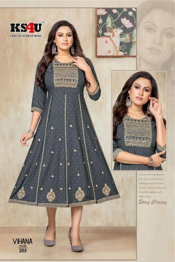 Ks4u Vihana Vol 2 Fancy Designer Exclusive Kurti Collecttion